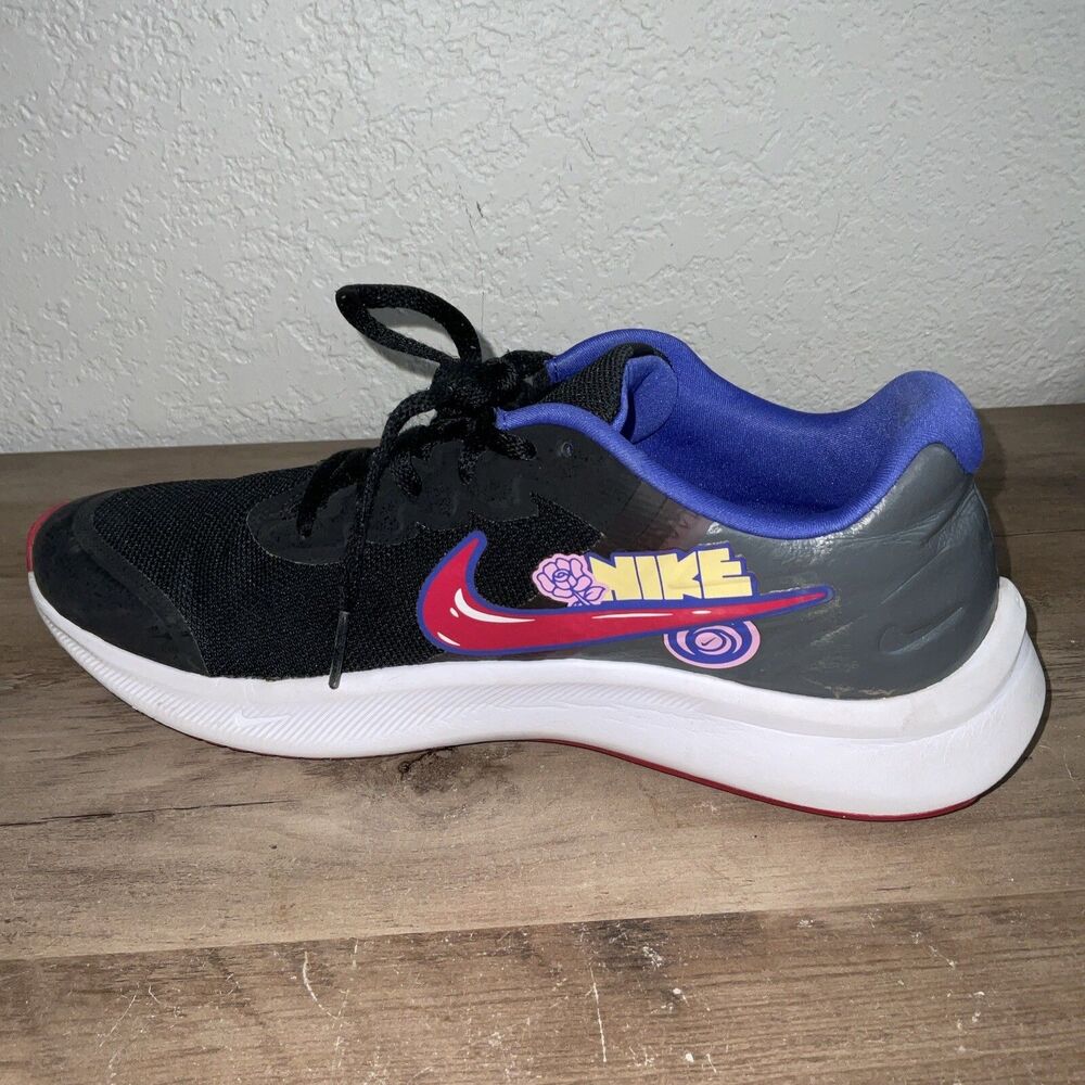 Nike Black Star Runner 3 SE shoes Girls 7 Women 8.5 DH3144-013 Running Sneakers - Picture 8 of 12